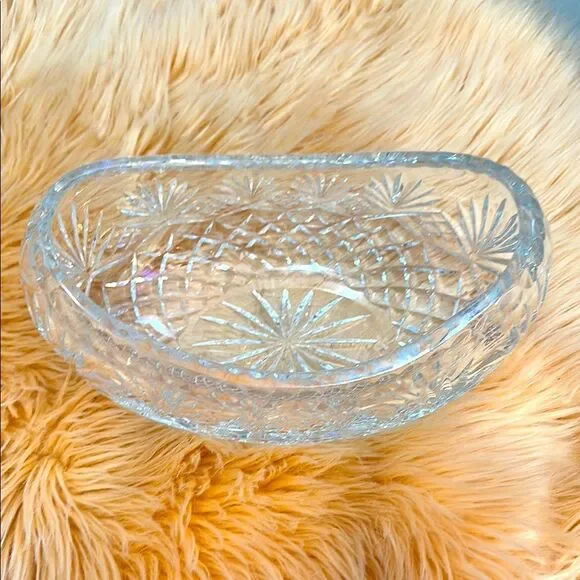 Crystal Decorative Bowl Home Decor NEW! - Picture 2 of 8